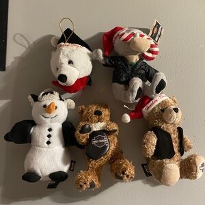Harley-Davidson Festive Plush Ornament Collection